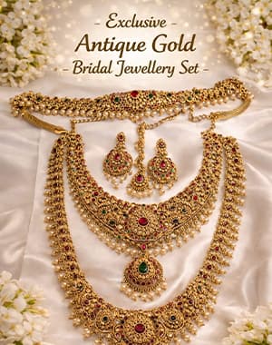 Antique Gold Bridal Jewellery Set
