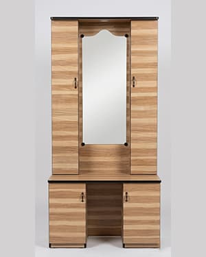 Dressing Table with Mirror and 2 Cupboards